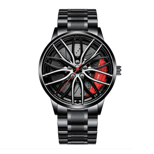Sports Watches With Car Wheel Rim Hub Design