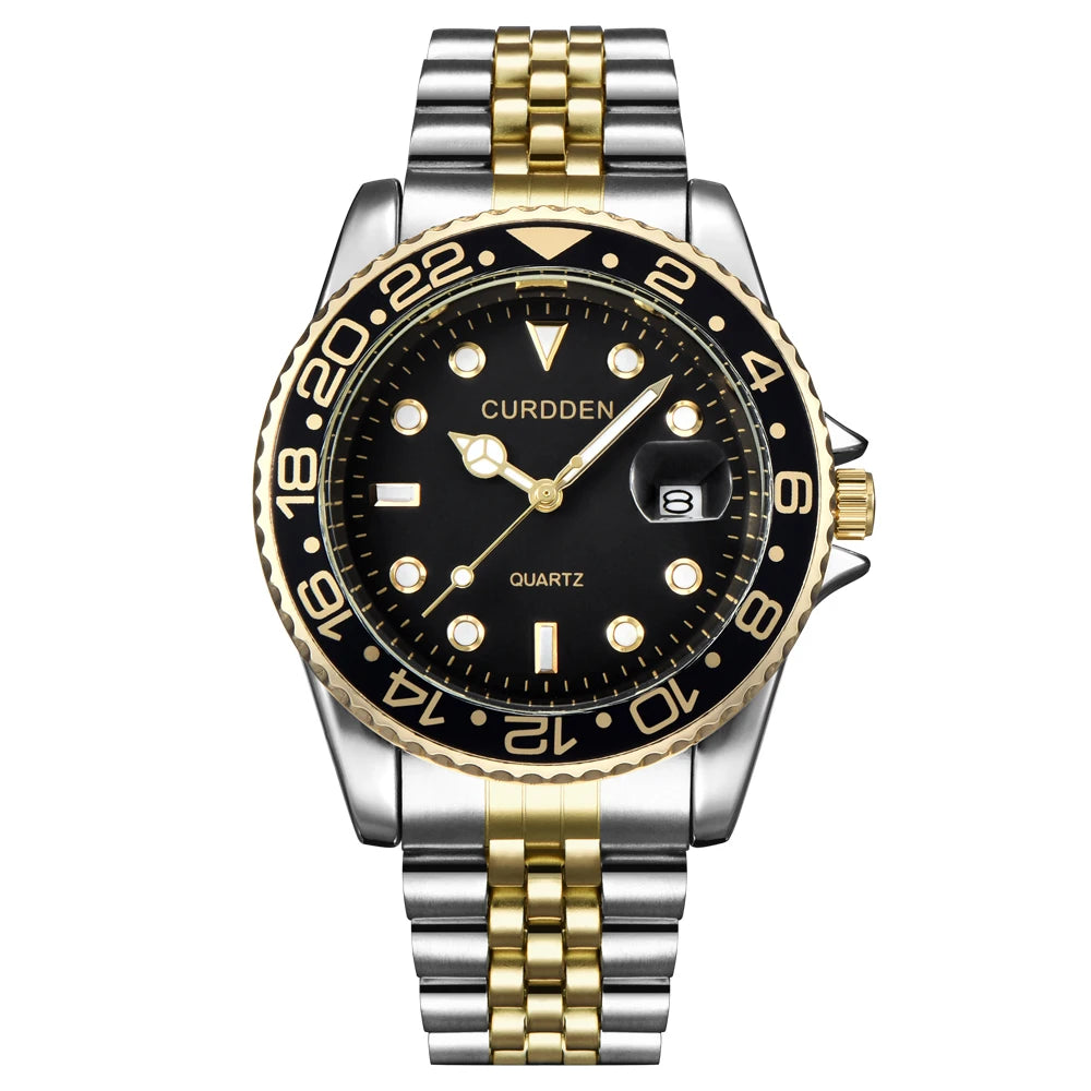 Casual Calendar Quartz Watch