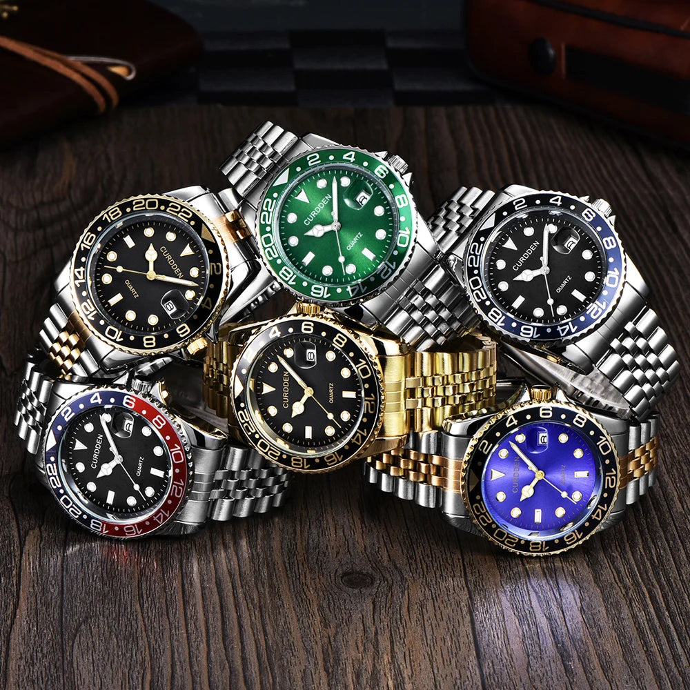 Casual Calendar Quartz Watch