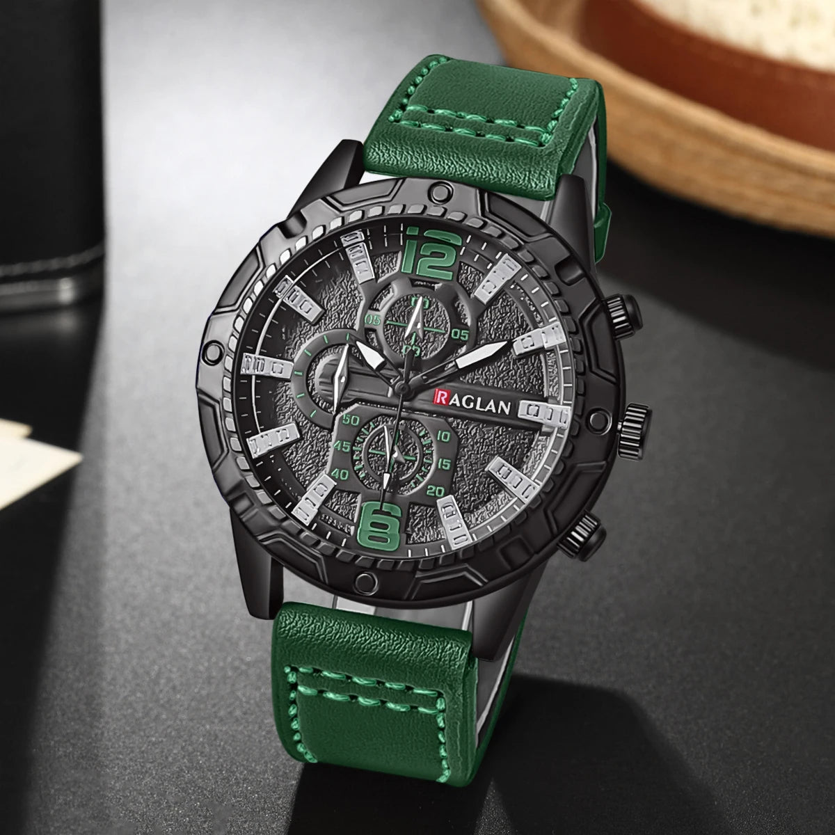 Top Brand Watch For Men Fashion Watches Leather Strap Wristwatch