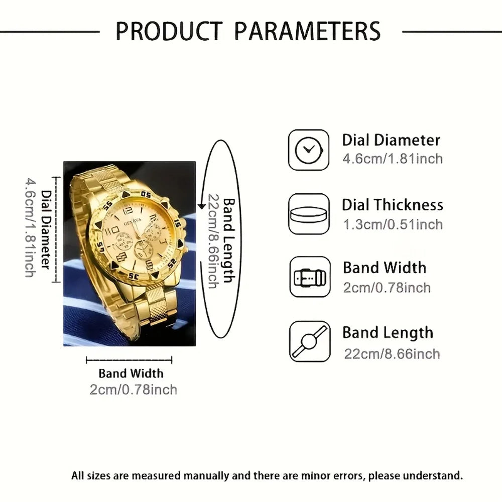 [Vintage Watch Set] 2pcs Quartz Watch Set