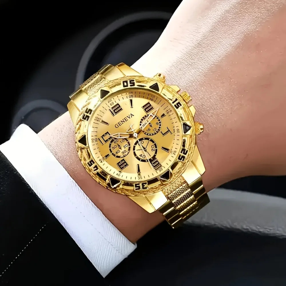 [Vintage Watch Set] 2pcs Quartz Watch Set