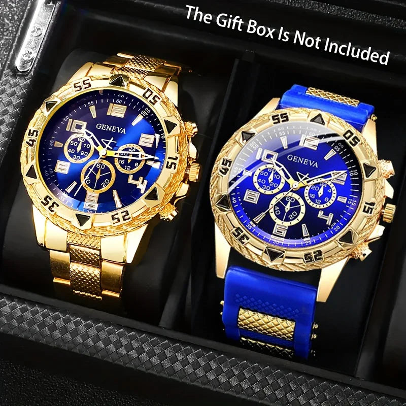 [Vintage Watch Set] 2pcs Quartz Watch Set