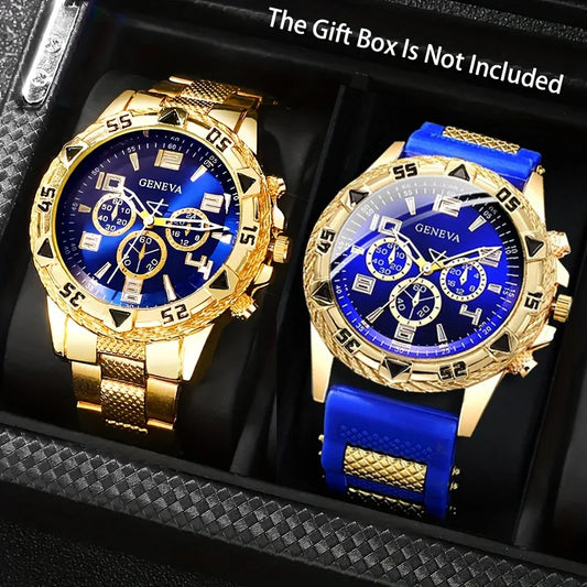 [Vintage Watch Set] 2pcs Quartz Watch Set