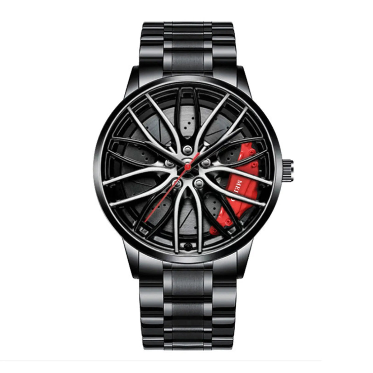 Sports Watches With Car Wheel Rim Hub Design