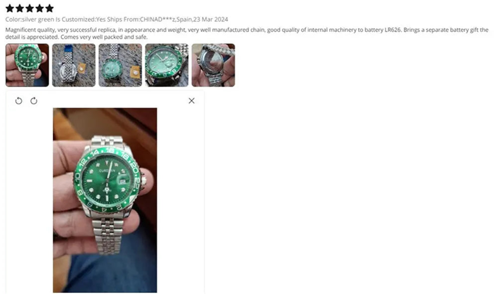 Casual Calendar Quartz Watch