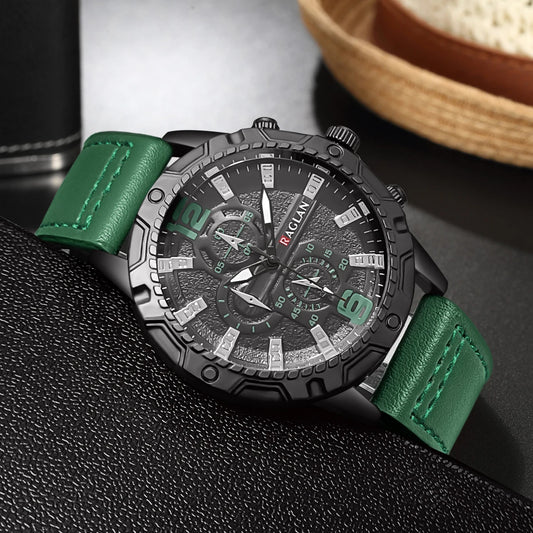 Top Brand Watch For Men Fashion Watches Leather Strap Wristwatch